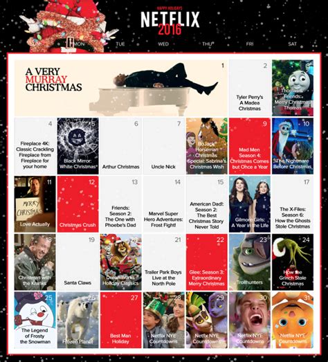 netflix advent calendar|netflix christmas movies 12 days.